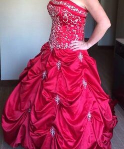 Style C2015-SYred - plus size red wedding dresses from Darius Cordell
