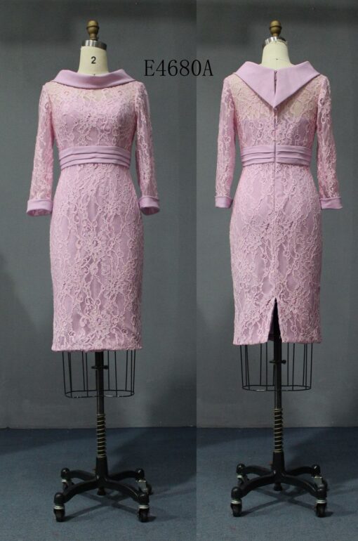 Blush Pink Colored Mother of the Bride Evening Dresses