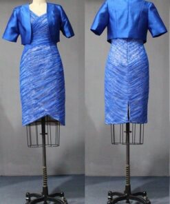 Blue Mother of the Groom Cocktail Dresses