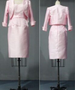 Pastel Pink Suit dress for the Mother of the Bride