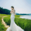 designer wedding dresses with embroidery on the back