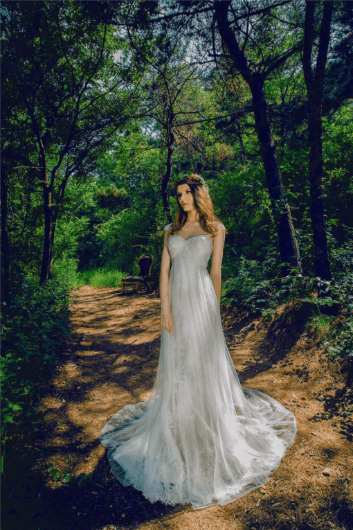 garden wedding gowns