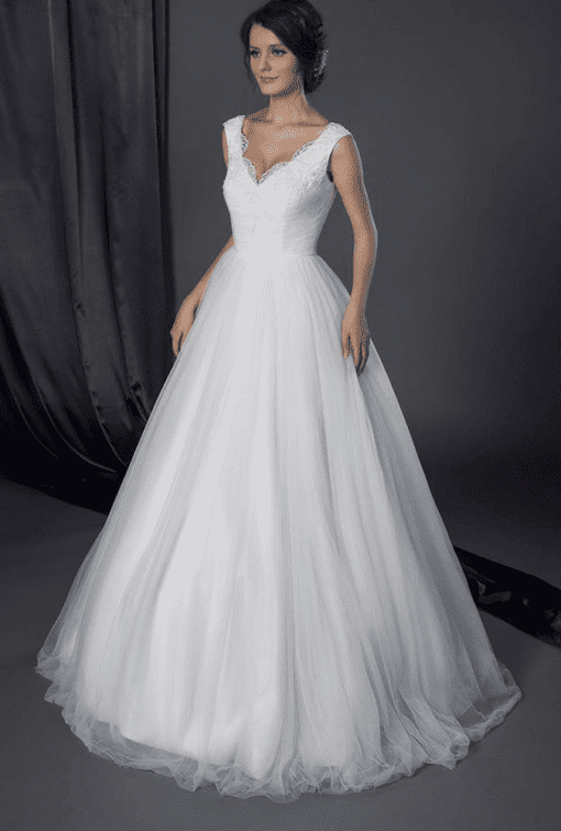 inexpensive ball gown wedding dress