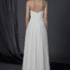 simple white gown