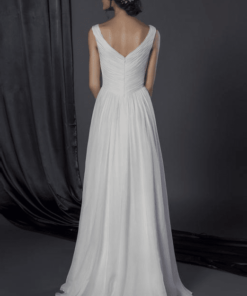 v back wedding dresses