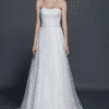 straplessa lineweddinggown