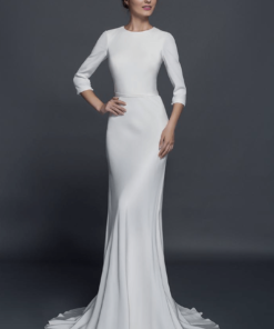 modest long sleeve wedding dresses