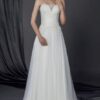 sweetheart cut beach bridal dress