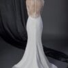 inexpensive sheer back bridal dress