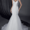 Fit and Flareorganzaweddinggowns