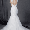 Sheer back Bridal Dresses