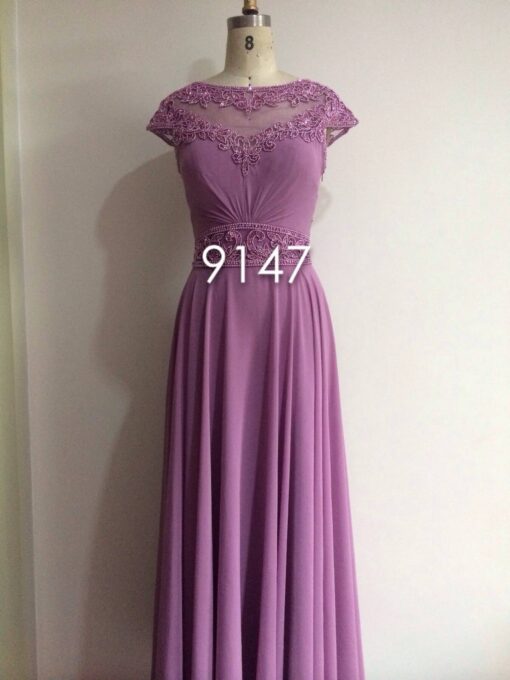 Style 9147 purple mother of the groom dresses