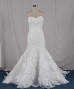 Style 260-2 Strapless Fit-to-Flare Lace Wedding Dresses