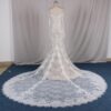 chapel length wedding gown train