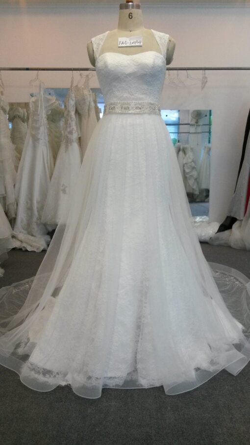 Style 299G Plus Size Wedding Gown with straps