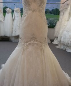 Style 330-A1 Vintage beaded lace wedding dress