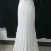 Sheer closed back evening dresses