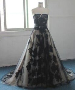 Style 311-0 black lace wedding gowns - darius cordell