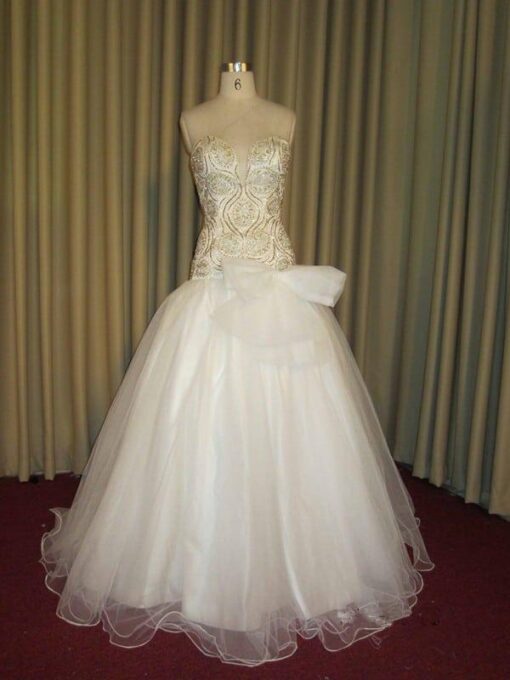 DroppedwaistBridalDresses DariusCordell