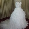 Style JW174-1 strapless bridal dresses with belts