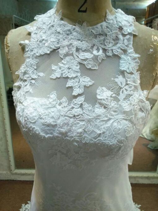 illusionhalterbridaldresseswithappliques DariusCordell