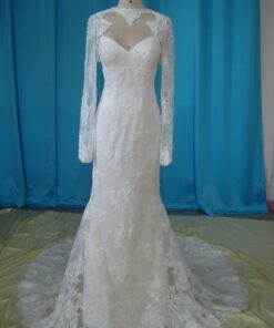 Opennecklinelongsleeveweddingdresses dariuscordell