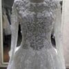 JT1047-3 sheer long sleeve wedding gowns - darius cordell