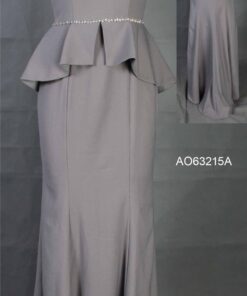 Gray Mother of the bride desinger Evening Gowns by Darius Cordell