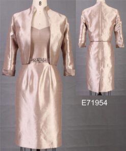 Short satin dresses for the Mother of the Bride by Darius Cordell