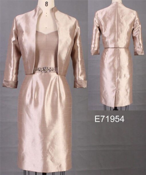 Short satin dresses for the Mother of the Bride by Darius Cordell