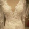 V NeckLongSleeveLaceBridalDressesbyDariusCordell