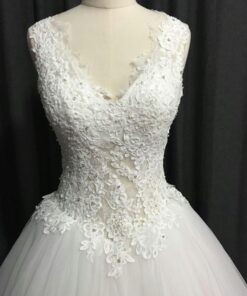 Sleevelessa lineWeddingGowns DariusCordell