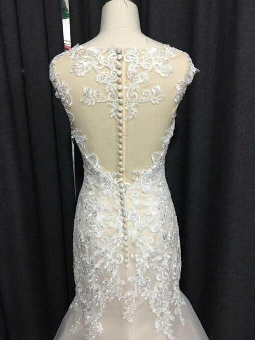 style sun lace on sheer back wedding gowns darius cordell