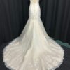 style sun lace wedding gown train