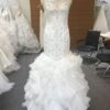 style sun beaded fit to flare wedding gown darius cordell