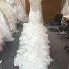 style sun wedding dresses with long ruffle trains darius cordell