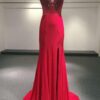 Style#Apr Redcapsleeveeveninggown DariusCordell