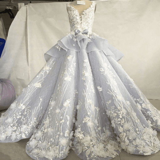 Style#Apr Sleevelesspastelblueweddingdress DariusCordell