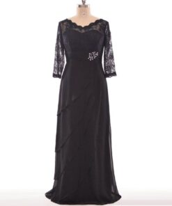 Style#BD Blacklacemotherofthebrideeveningdresses DariusCordell