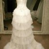 style cmersa lace up back high low wedding dress darius cordell