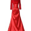 Style#BD RedLacemotherofthebrideformaldress DariusCordell