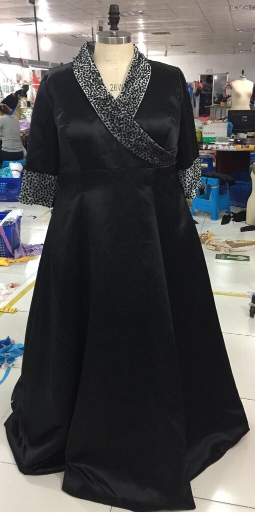 B longsleeveblackcuff&collarballgown DariusCordell