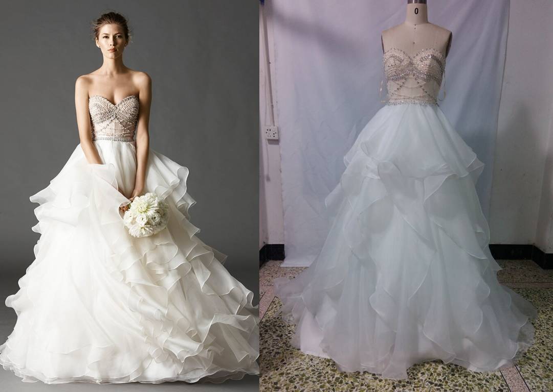 Recreation of haute couture Wedding Dress for Under $2000