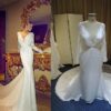 Custom Replica Long Sleeve Wedding Gown inspired by Demetrios