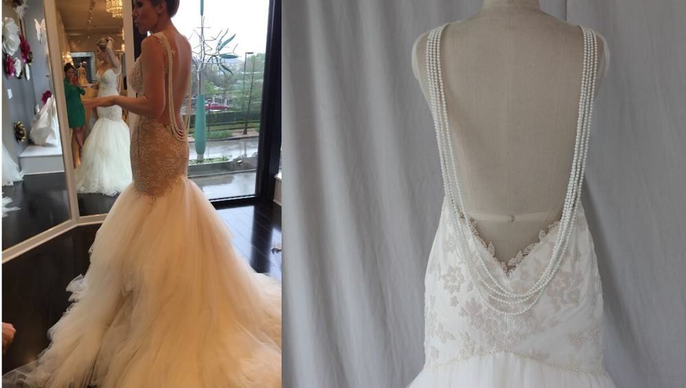 Custom Wedding Dress replica inspired by a Galia Lahav Bridal gown