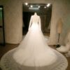 Style  Lace bridal gowns with long trains Darius Cordell