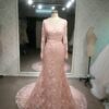 Style# Longsleevepinklaceweddinggowns DariusCordell