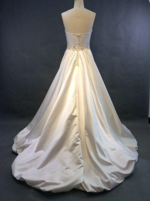 Style L rolled hem wedding dress darius cordell