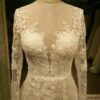 Style#CBaird  IllusionnecklinelongsleevelaceweddingdressbyDariusCordell