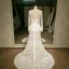 Style CBaird  Sheer back lace wedding dress with long sleeve by Darius Cordell